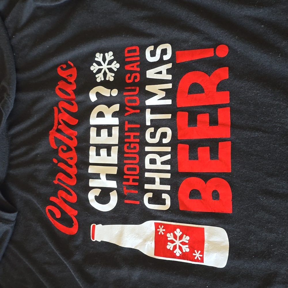 Mens Hanes Christmas‎ T-shirt Size XL